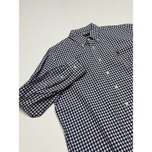 Ralph Lauren Men's Gingham Check Cotton Long Sleeve Button Up Shirt XL